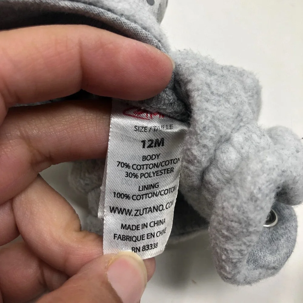 Zutano Bootie Bundle Unisex 12M 18M Baby Multi Color Fleece Organic Cotton Snaps